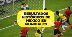 Resultados históricos de México en los Mundiales