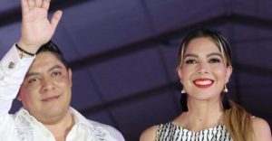 Gobernador de SLP, Ricardo Gallardo, y su esposa, senadora Ruth González