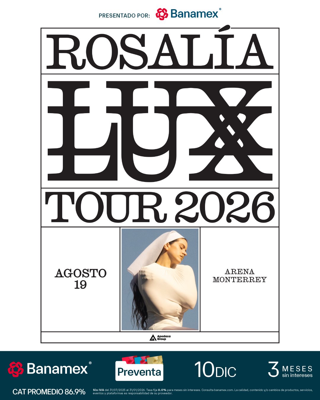 Rosalía en Monterrey
