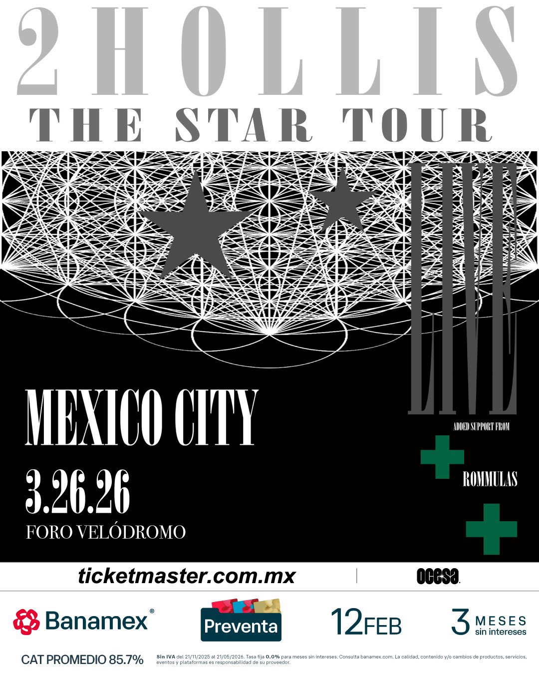 2Hollis en México – Foro Velódromo