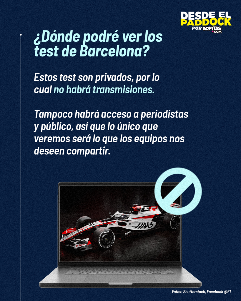 Test Barcelona 2026 Fórmula 1