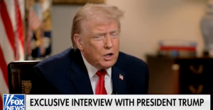 Donald Trump durante entrevista en Fox News sobre cárteles y México