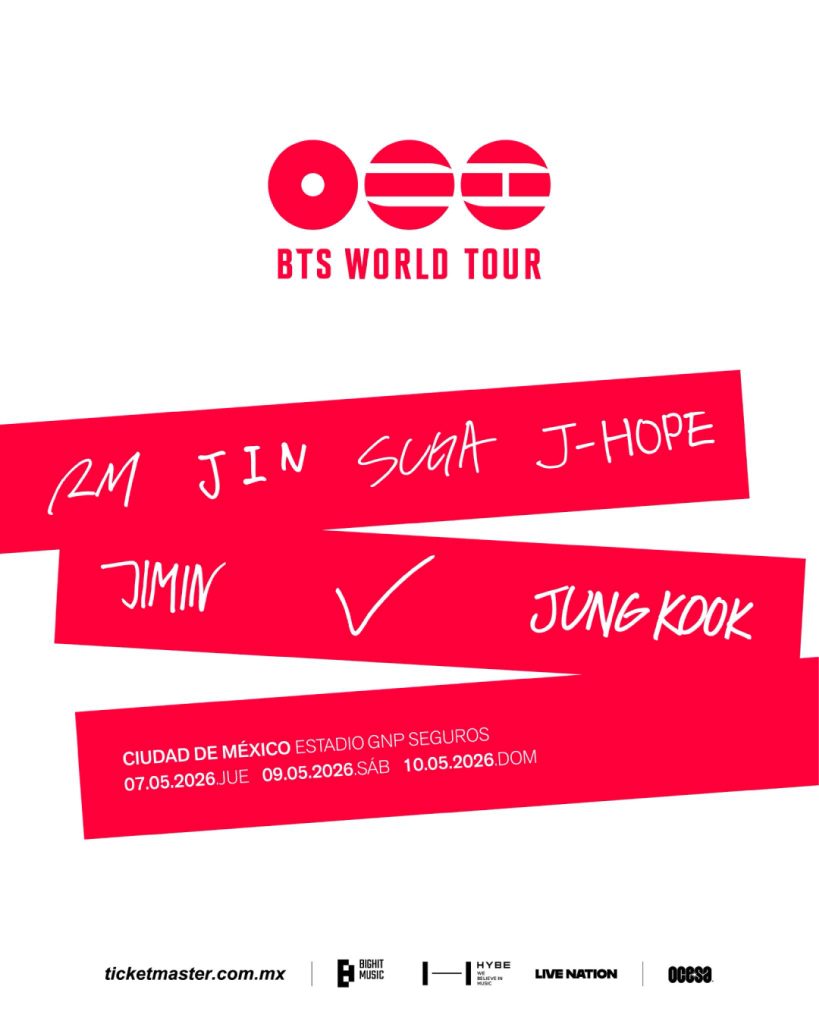 BTS méxico 2026 conciertos