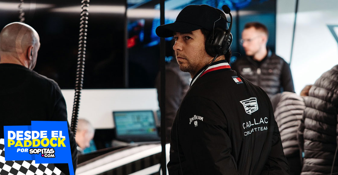 Checo en el día 1 de los test de Barcelona con Cadillac