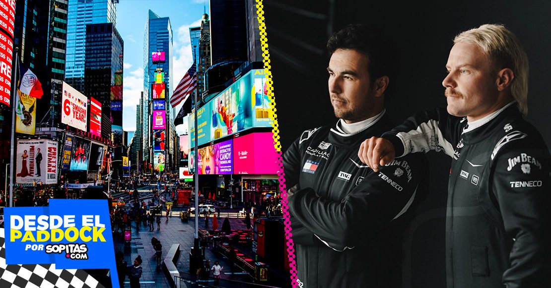 Cadillac presentará el auto de Checo Pérez en Time Square al final del Super B