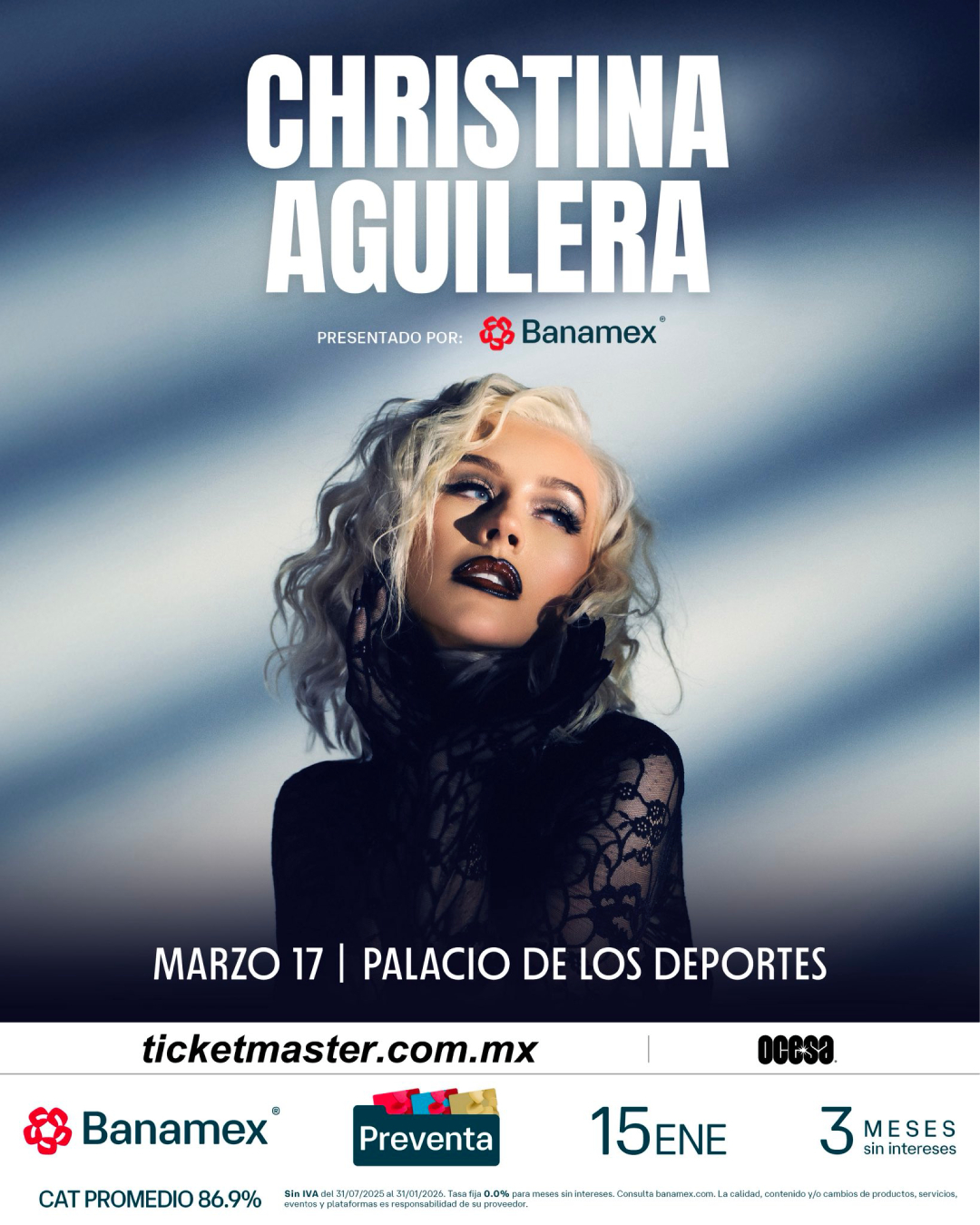 Christina Aguilera en la Ciudad de México – Palacio de los Deportes