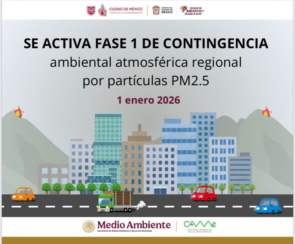 Contingencia ambiental 1 de enero del 2026