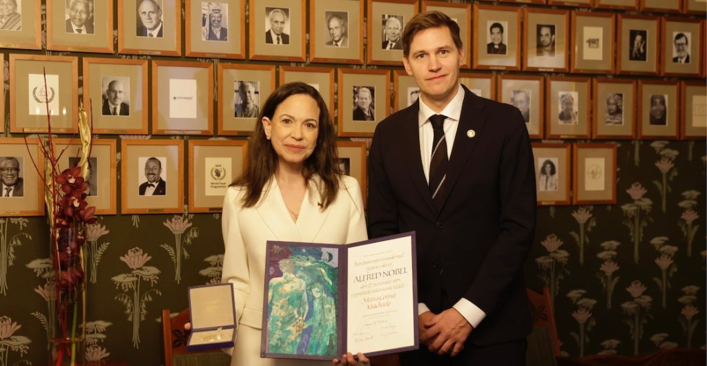 corina machado nobel