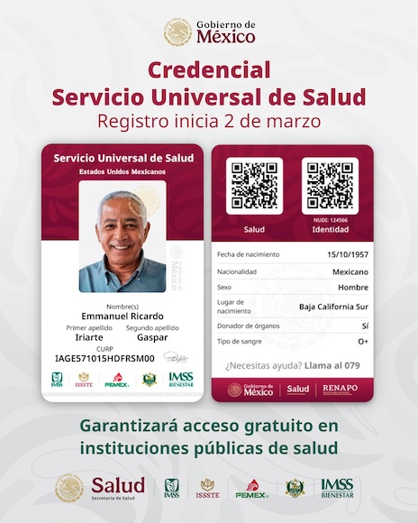 credencial servicio universal de salud 1