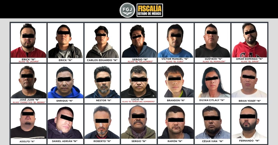 Extorsión en el Edomex: Caen más agentes… y también 19 falsos policías