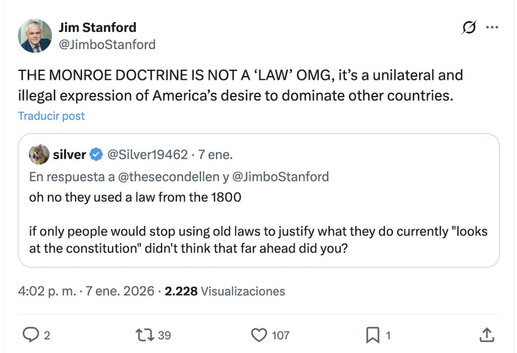 Doctrina Monroe 2.0: El intervencionismo de Estados Unidos con Trump en América