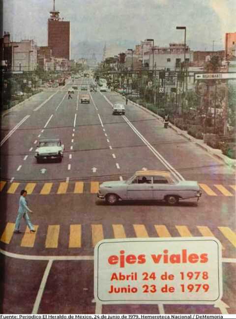 Y a todo esto, ¿cómo se construyeron los ejes viales en la Ciudad de México?