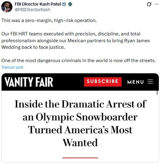 ¿El equipo que agarró a Maduro opera en México? Las 2 versiones del arresto de Ryan Wedding