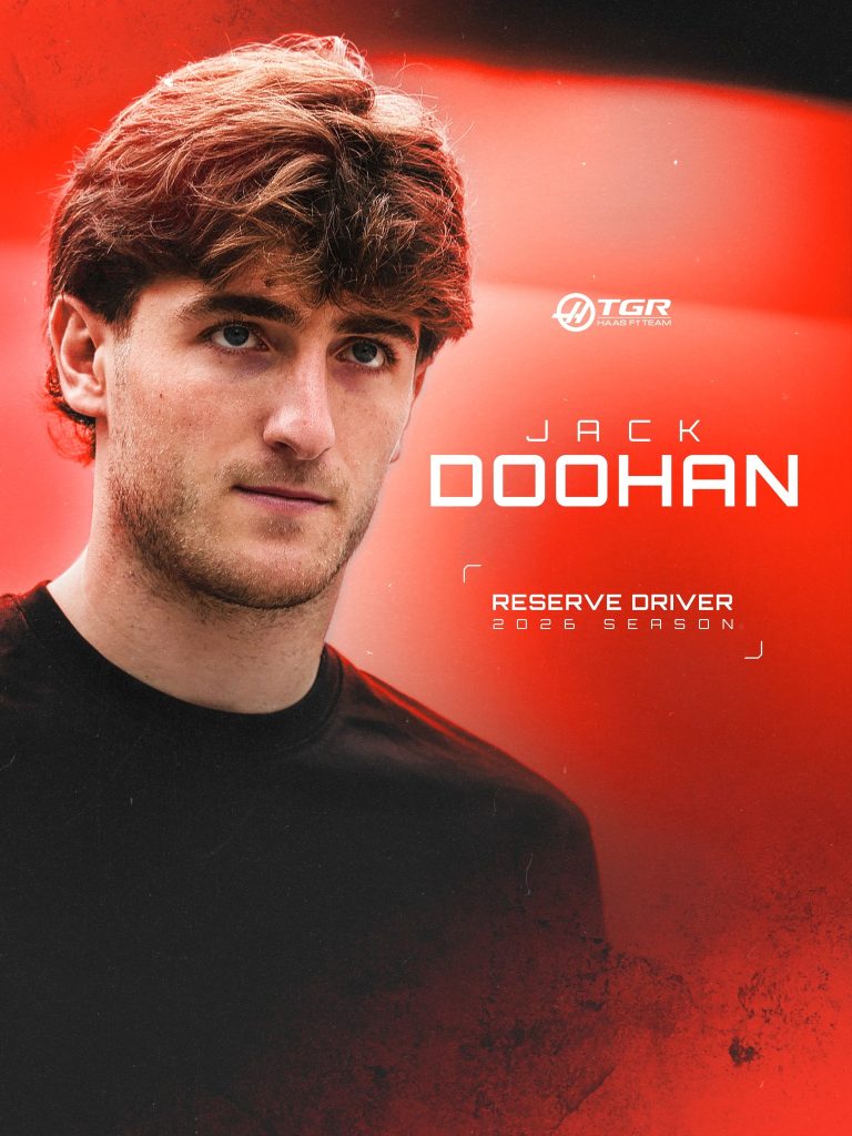 Jack Doohan, piloto reserva de Haas
