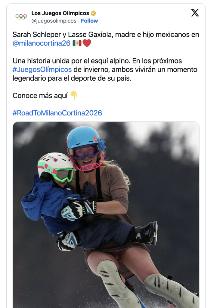 Las y los mexicanos clasificados a los Juegos Olímpicos de Invierno Milano Cortina 2026