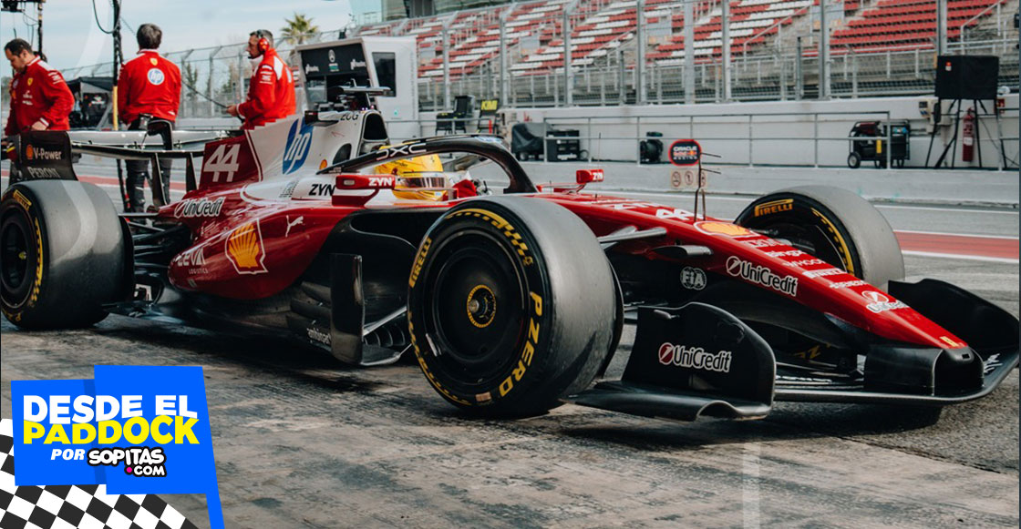 Hamilton el más rápido en los test de Barcelona