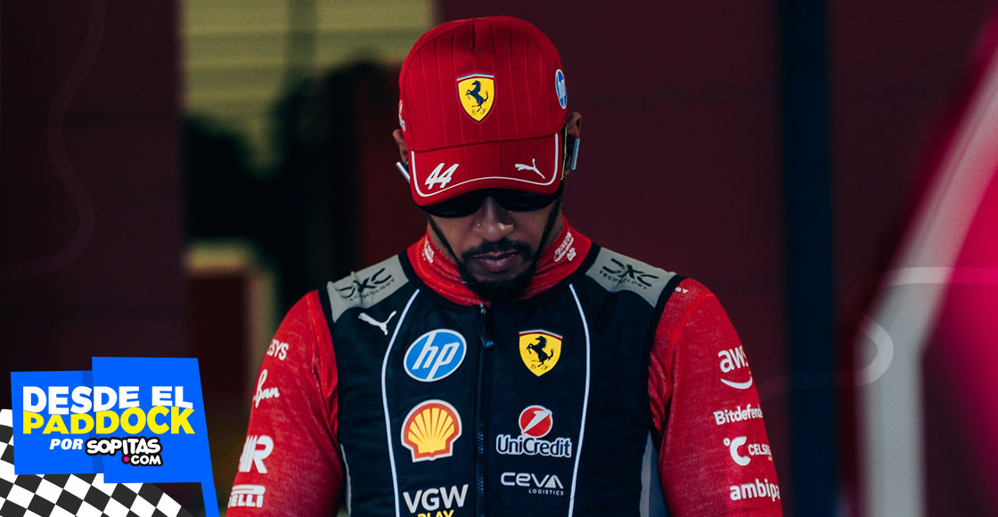 Lewis Hamilton en Ferrari