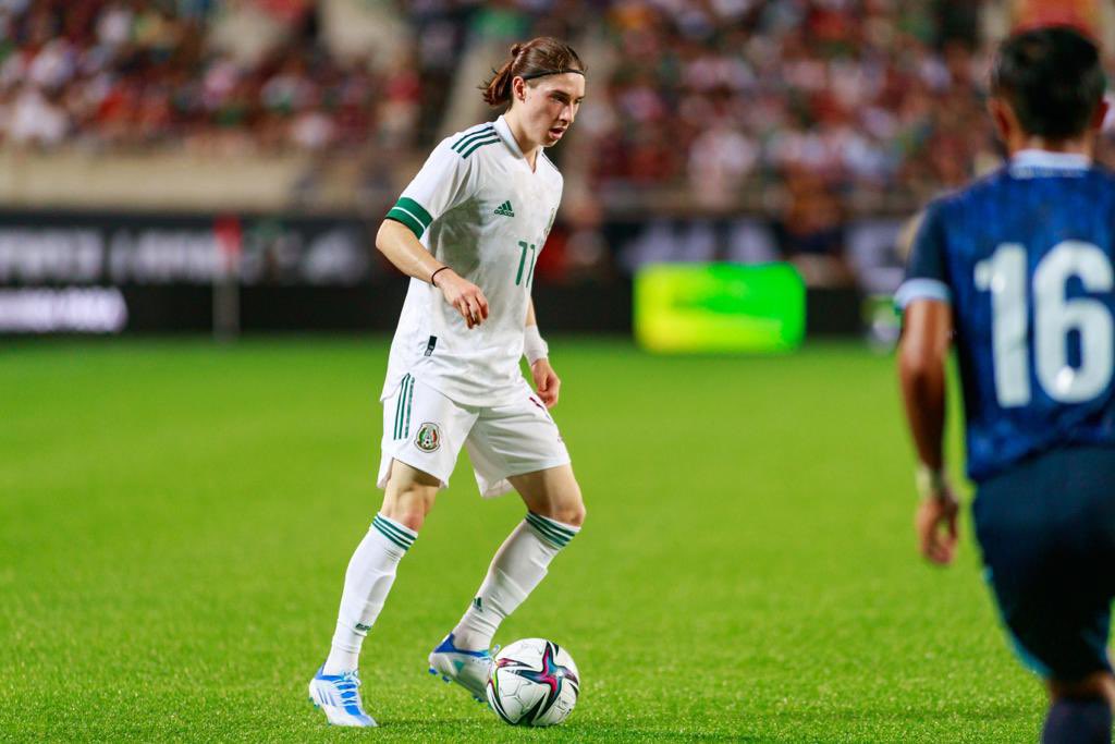Marcelo Flores con la Selección Mexicana