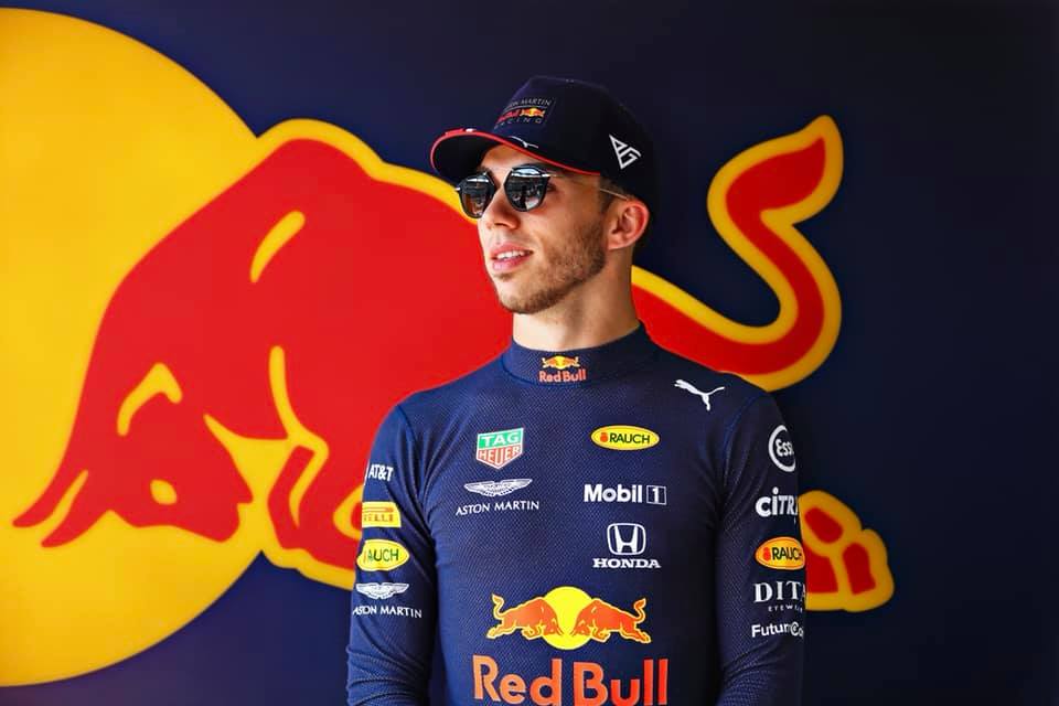 Pierre Gasly en Red Bull