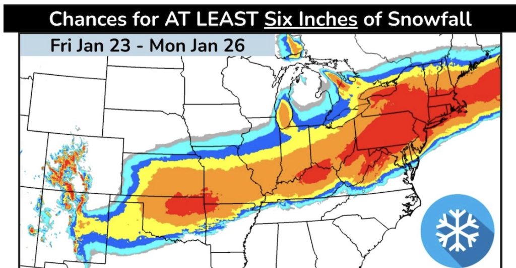 Tormenta invernal en EStados Unidos 