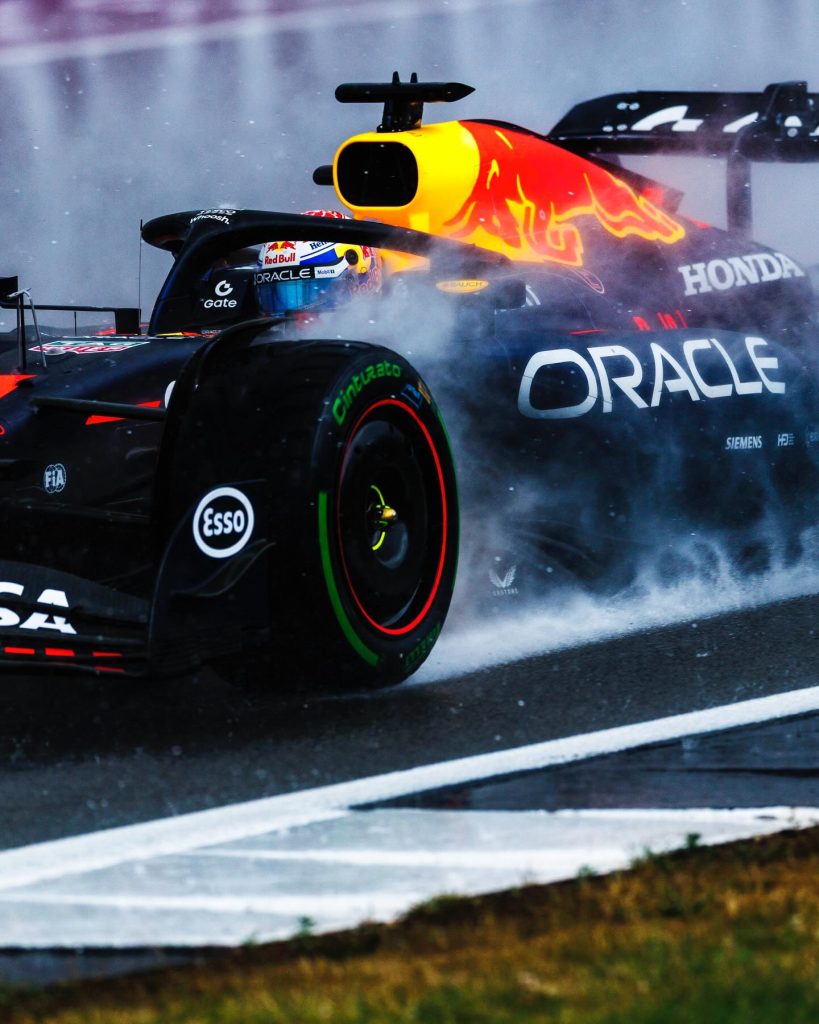 El auto de Max Verstappen
