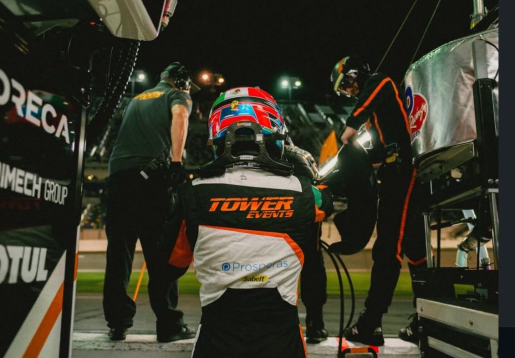 Sebastián Álvarez durante las 24 horas de Daytona