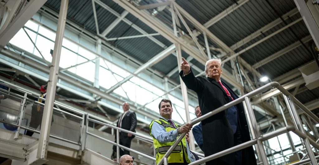 trump visita planta ford 1