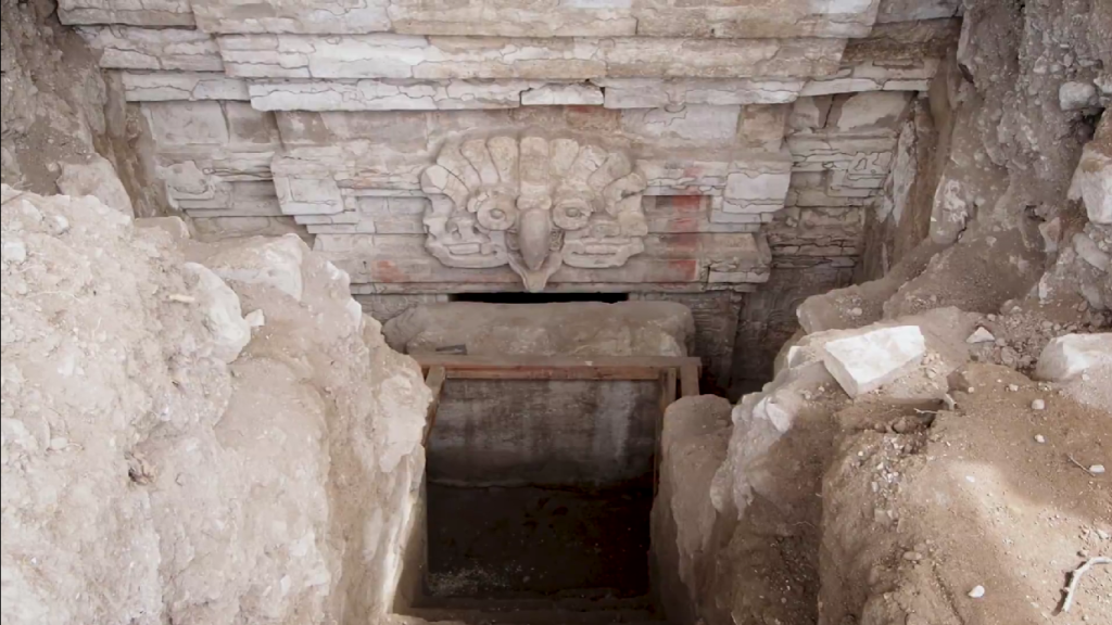 Así es la tumba zapoteca descubierta en Oaxaca