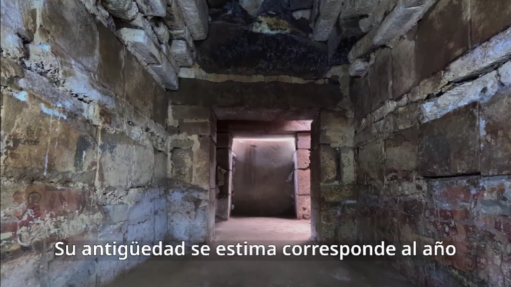 Así es la tumba zapoteca descubierta en Oaxaca