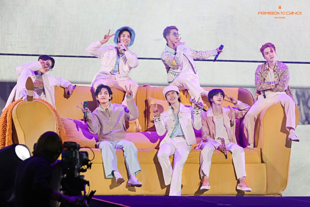 BTS PERMISSION TO DANCE ON STAGE