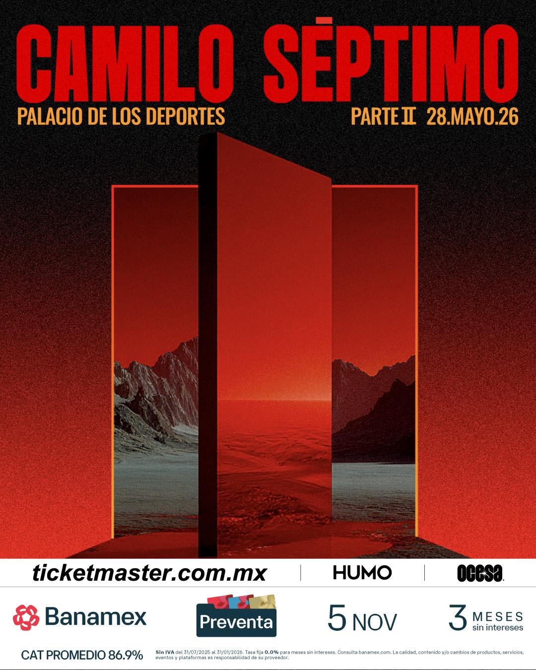 Camilo Séptimo en el Palacio de los Deportes