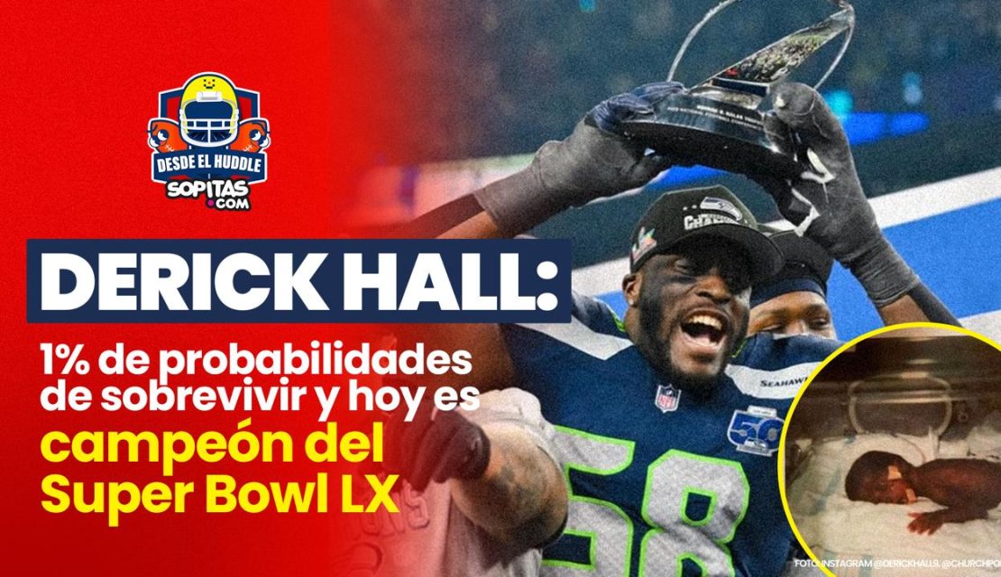 De “sin latido” a campeón: la historia de Derick Hall, el “bebé milagro” de los Seahawks que nació a las 23 semanas