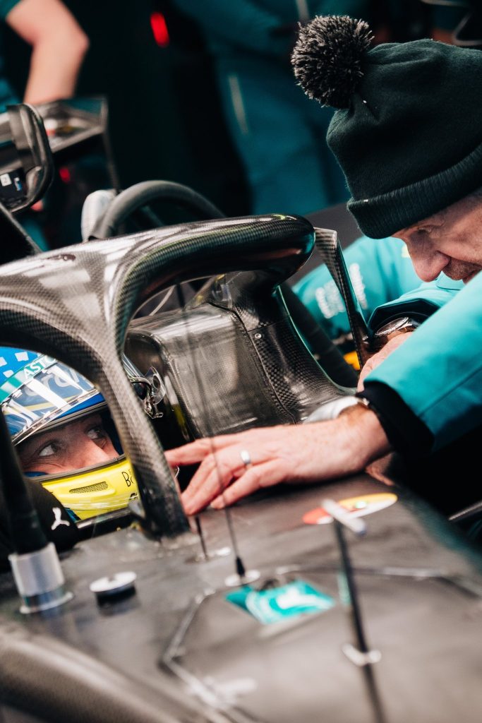 Adrian Newey y Fernando Alonso