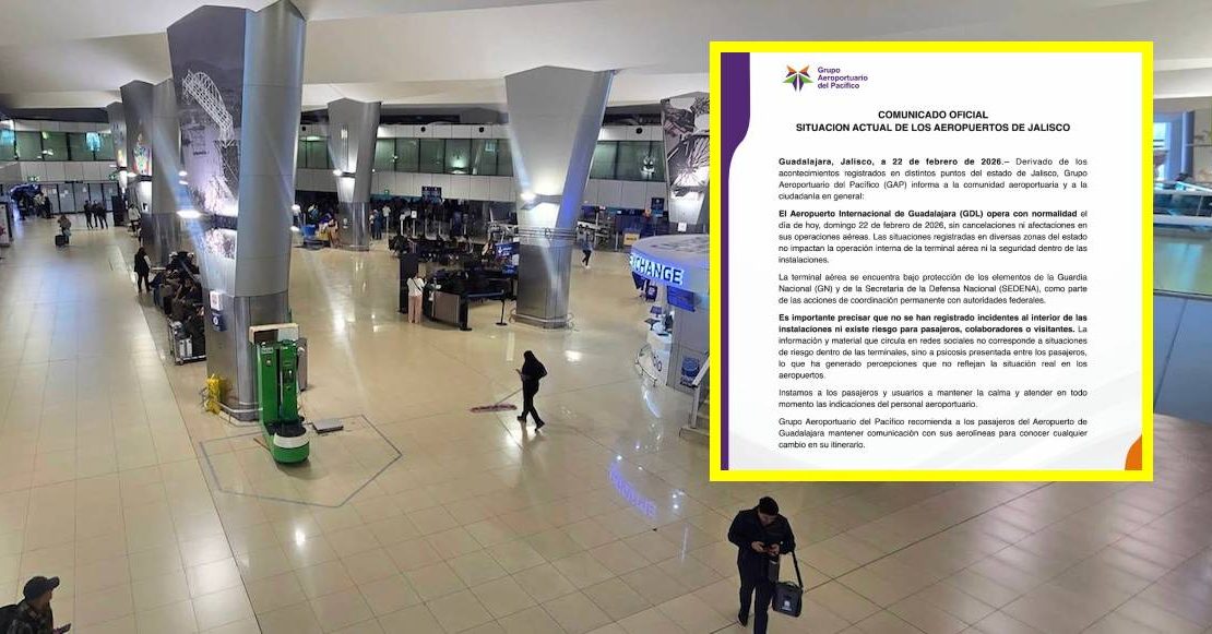 Qué pasó en el Aeropuerto de Guadalajara tras los bloqueos en Jalisco