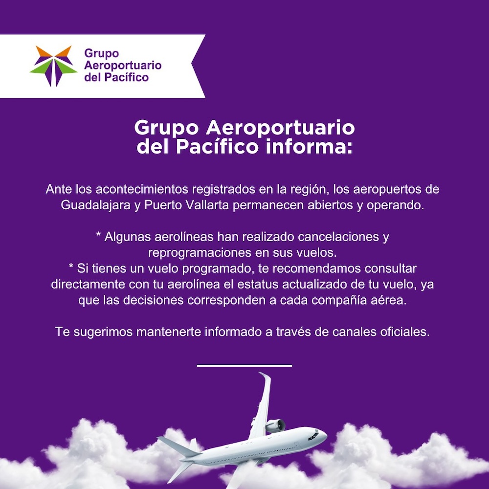 Los vuelos en el AICM después de los bloqueos en Jalisco: Más de 50 cancelados
