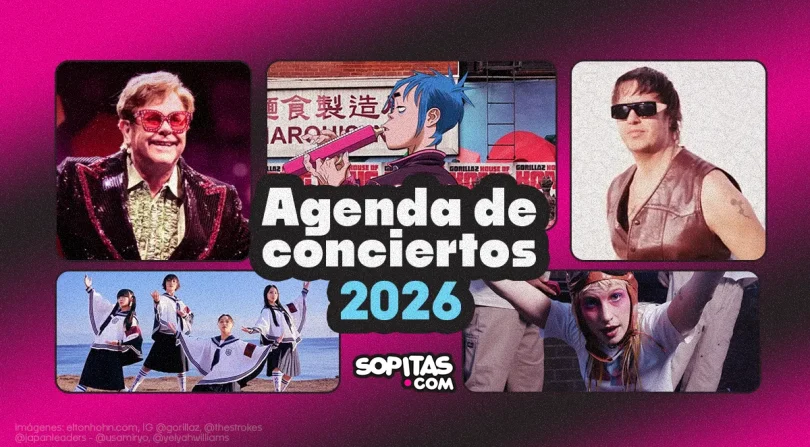 conciertos que se realizan en México en la segunda mitad del 2026
