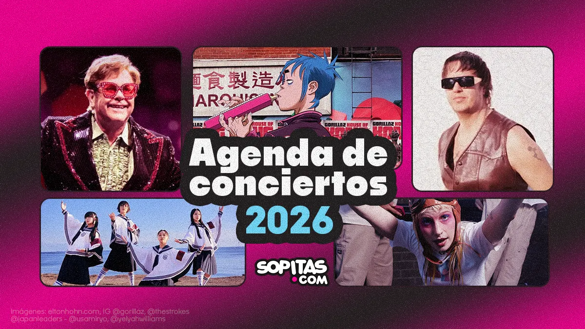 conciertos que se realizan en México en la segunda mitad del 2026