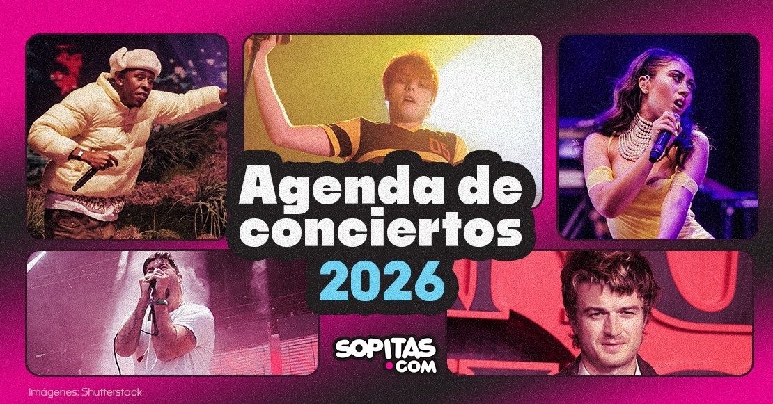 ¡Prepárate! Aquí la agenda de conciertos para este 2026