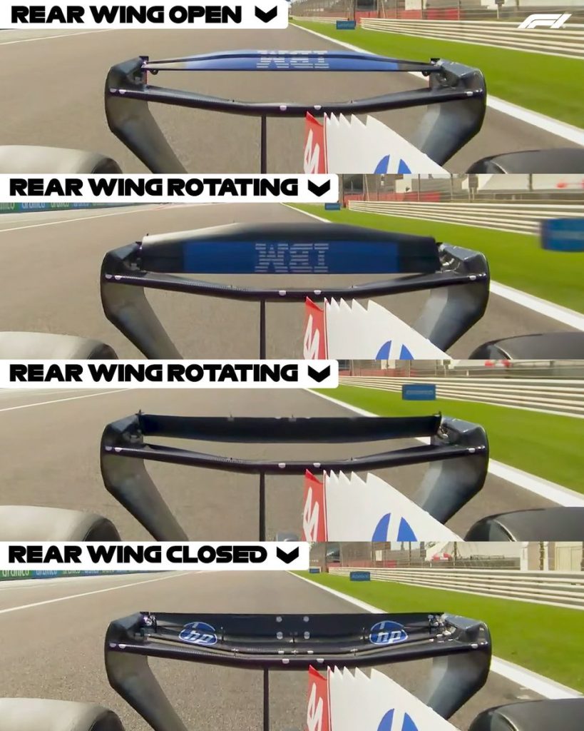 El alerón trasero de Ferrari