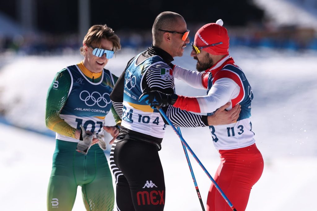 Récord y el gran gesto de amistad de Allan Corona en los Juegos Olímpicos de Invierno 2026