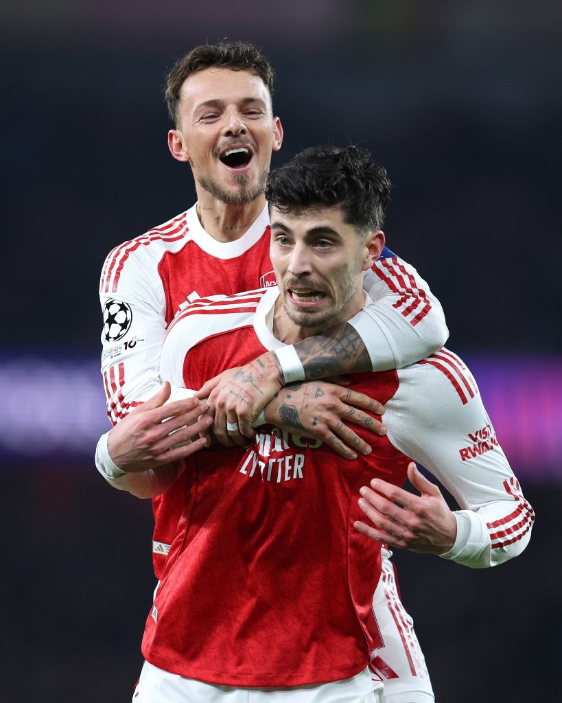 Arsenal fue líder de la tabla general de la Champions League