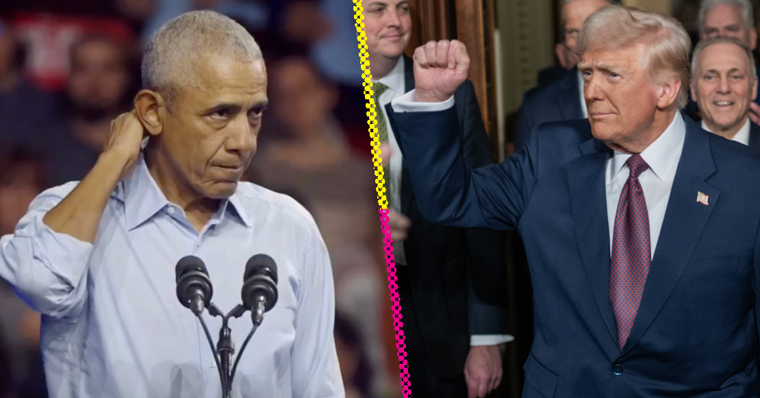 Trump comparte imágenes de los Obama como simios… “es un meme”, justifica Casa Blanca