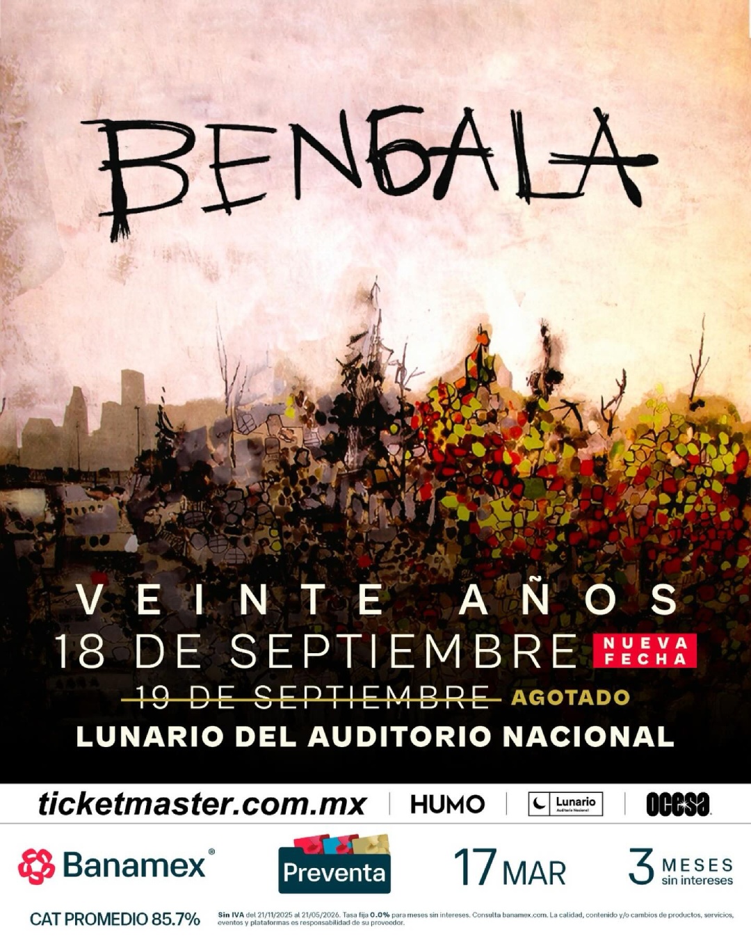 Bengala en el Lunario del Auditorio