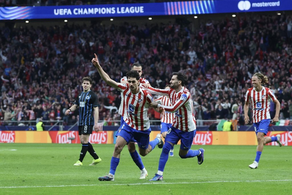 Atlético de Madrid eliminó al Brujas en la fase de playoffs