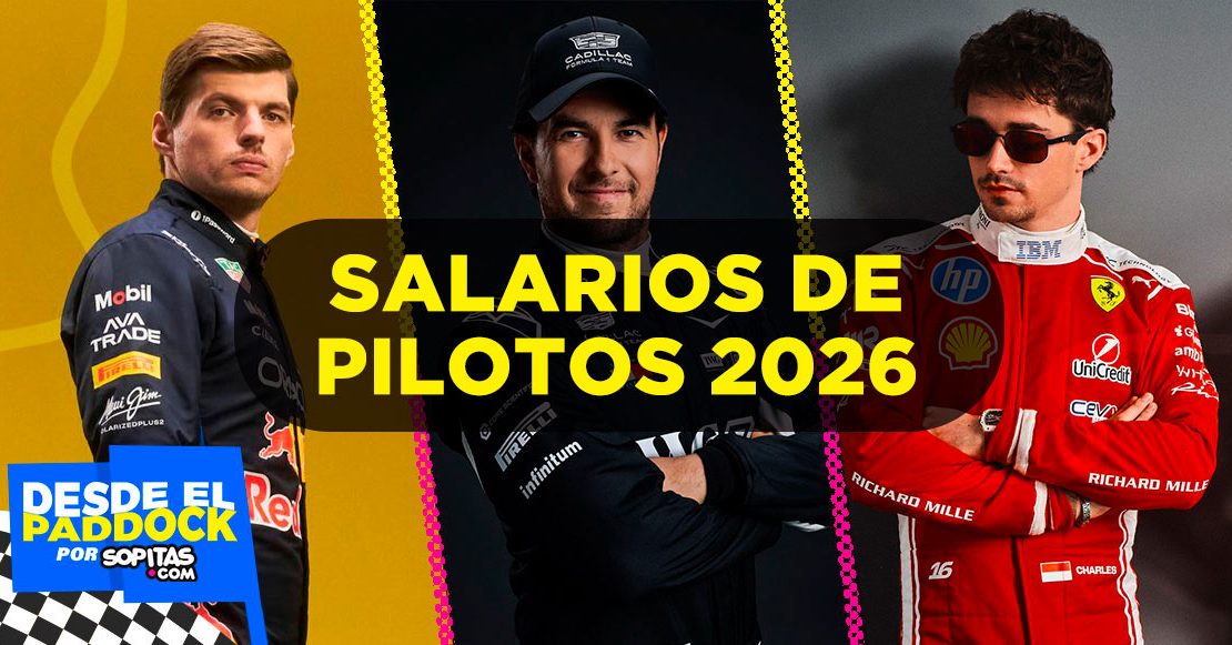 El salario de Checo Pérez en Cadillac y de todos los pilotos de Fórmula 1
