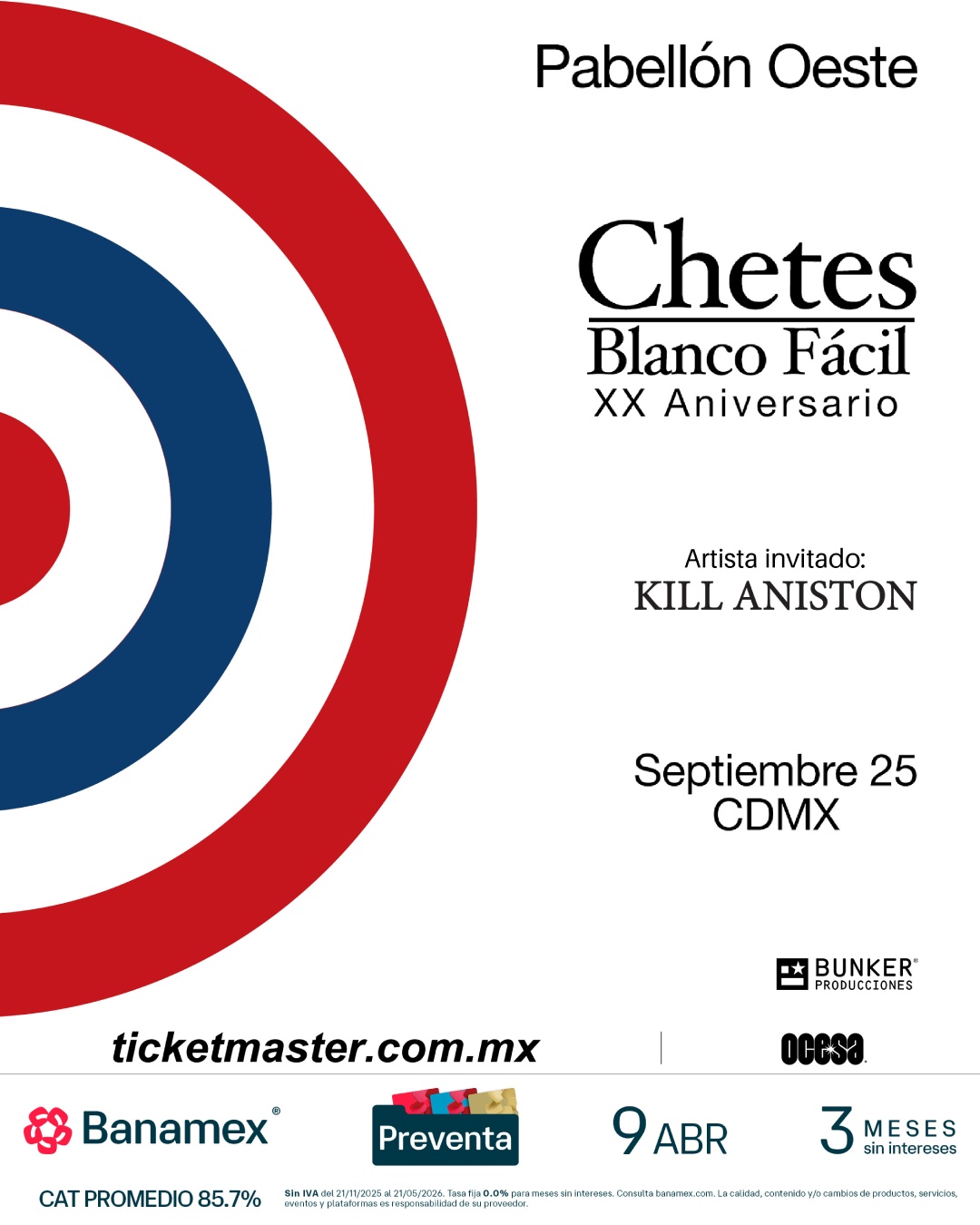 Chetes en el Pabellón Oeste