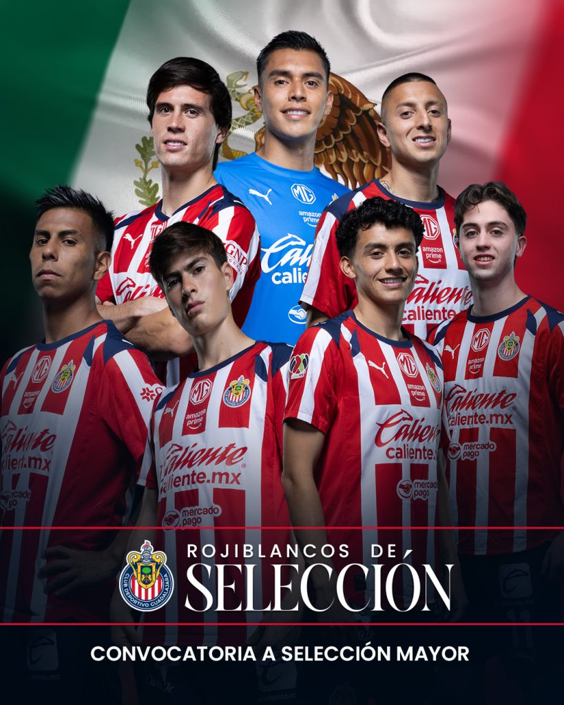 Jugadores de Chivas convocados al México vs Islandia