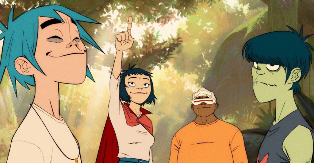 Imagen del corto de Gorillaz