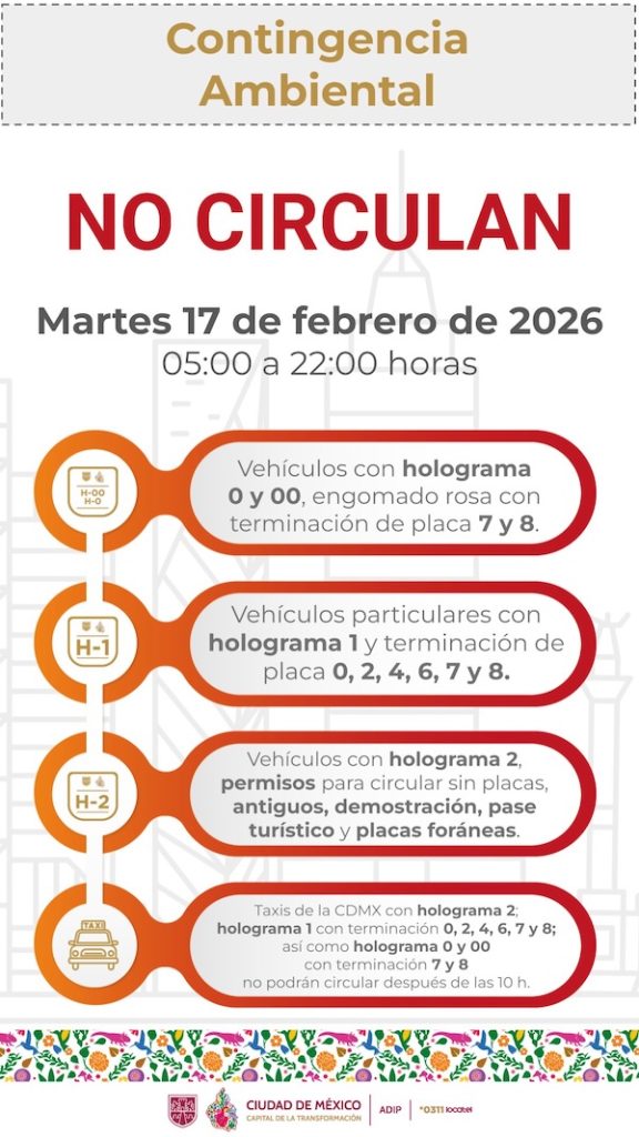 Doble Hoy No Circula en CDMX: Estos carros no circulan por contingencia ambiental