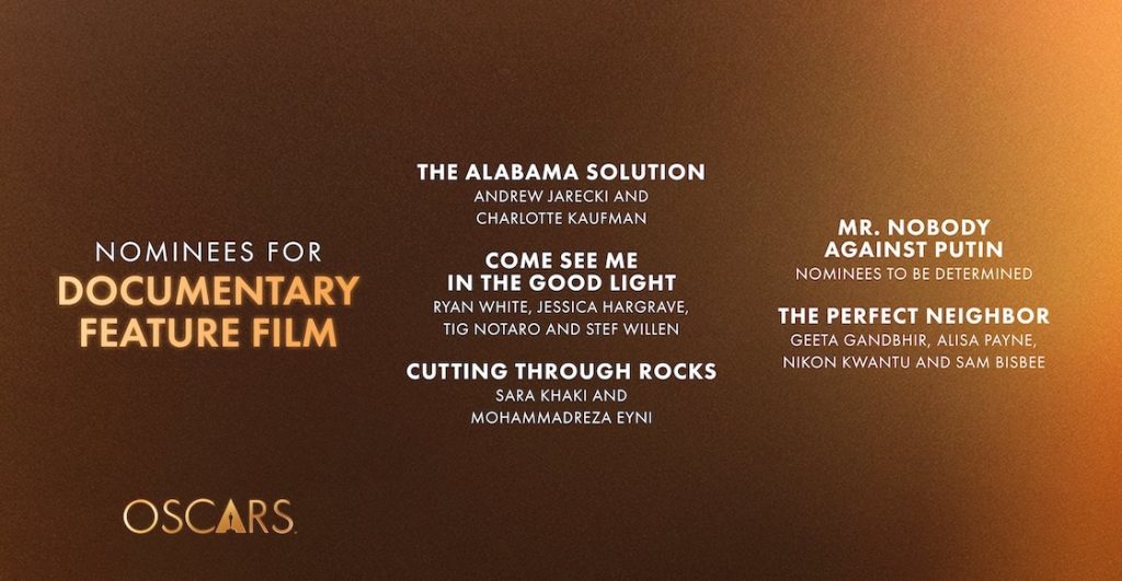 Los 10 documentales nominados al Oscar 2026 y dónde verlos